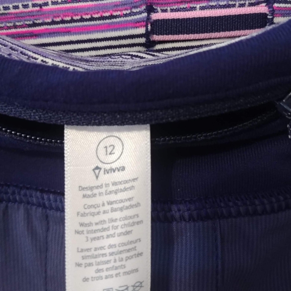 LULULEMON | FLATTERING ACTIVE SKIRT NAVY Ivivva - Picture 5 of 8